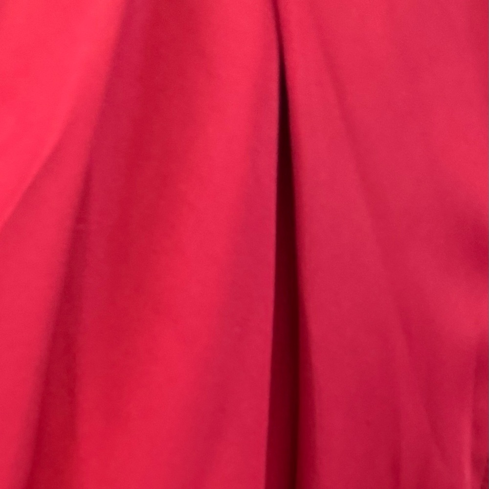 Red/Wine Satin Cowl-Neck Charm Blouse – Size M – Elegant & Versatile- Worn once - Picture 10 of 10